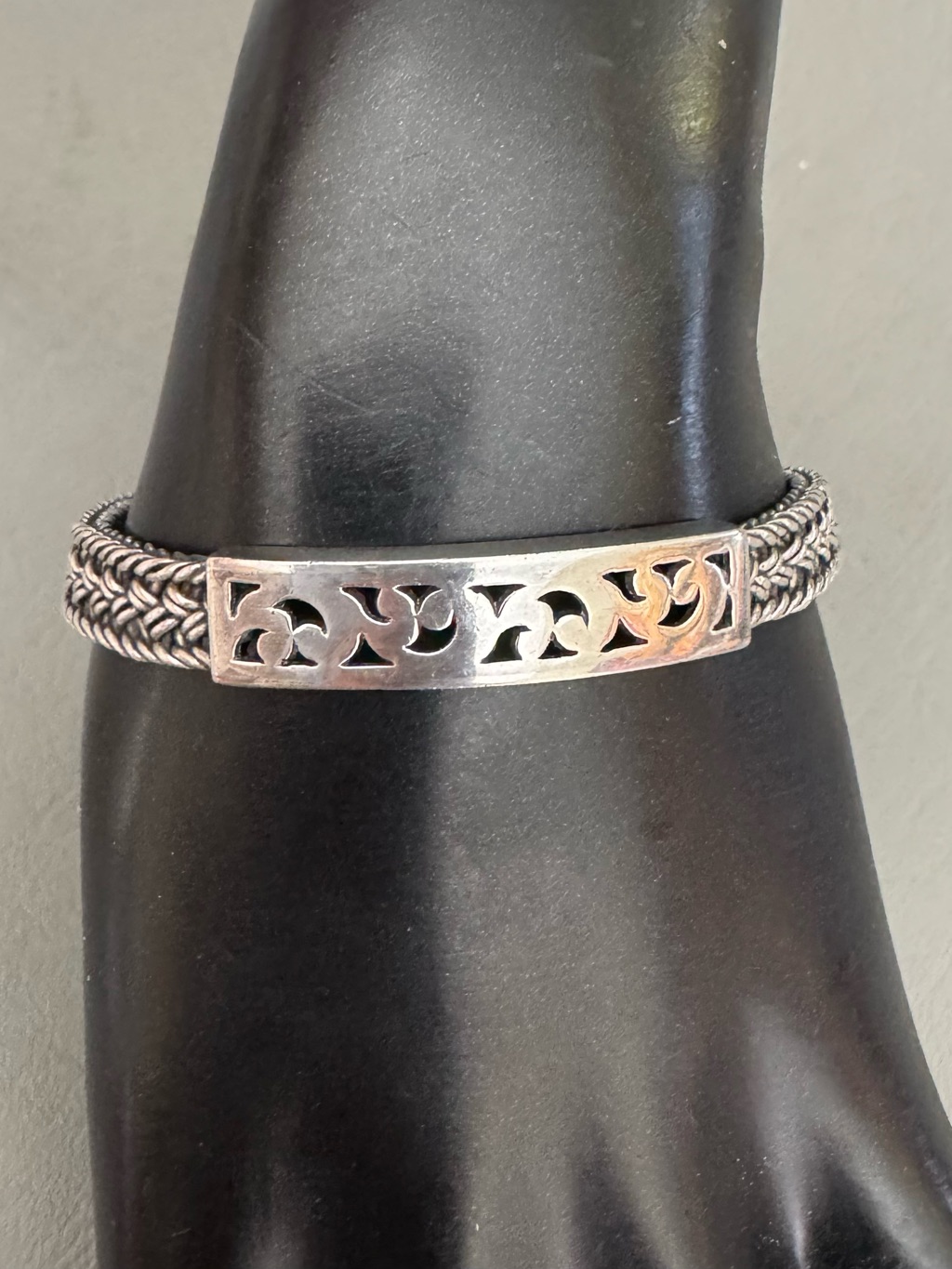 Lois Hill Sterling Silver Scroll Design Bracelet